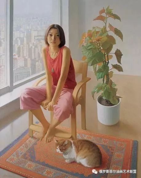 中国油画家翁伟人物油画作品欣赏 290.png