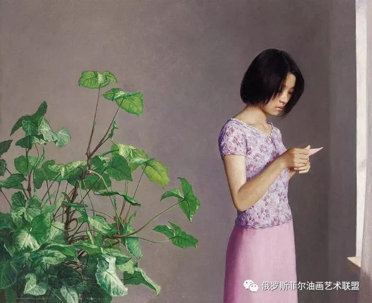中国油画家翁伟人物油画作品欣赏 445.png